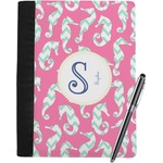 Sea Horses Notebook Padfolio - Large w/ Name and Initial