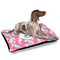 Sea Horses Outdoor Dog Beds - Large - IN CONTEXT