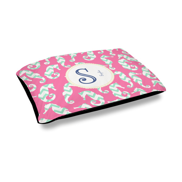 Custom Sea Horses Outdoor Dog Bed - Medium (Personalized)