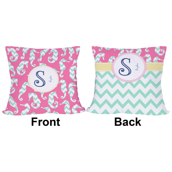 Sea Horses Outdoor Pillow - 20x20