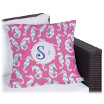 Sea Horses Outdoor Pillow - 20" (Personalized)