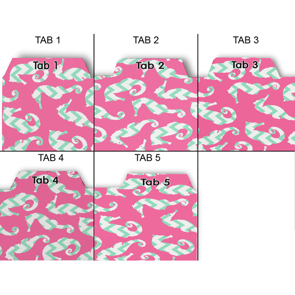 Sea Horses Page Dividers - Set of 5 - Approval