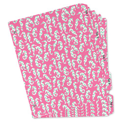 Sea Horses Binder Tab Divider - Set of 5 (Personalized)