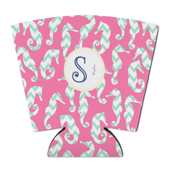 Sea Horses Party Cup Sleeves - with bottom - FRONT
