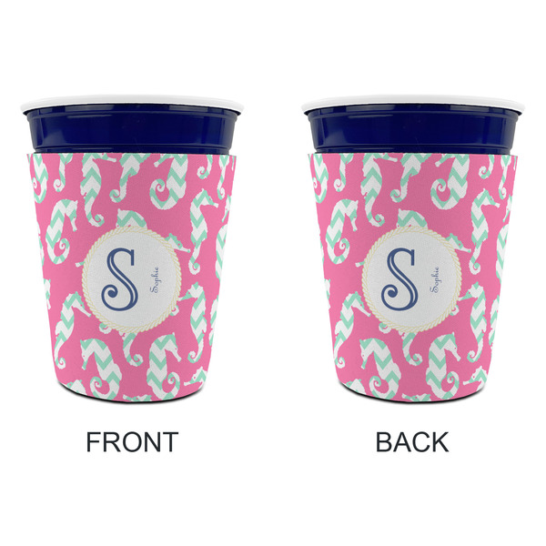 Sea Horses Party Cup Sleeves - without bottom - Approval