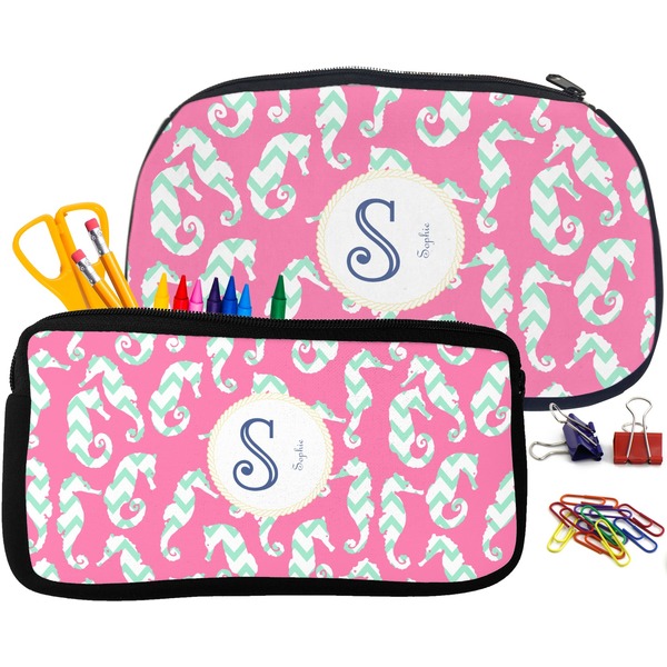 Sea Horses Pencil / School Supplies Bags Small and Medium