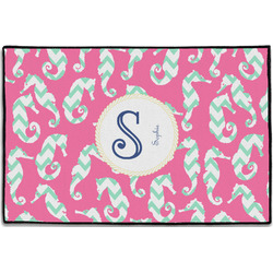 Sea Horses Door Mat - 36"x24" (Personalized)
