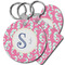 Sea Horses Plastic Keychain (Personalized)