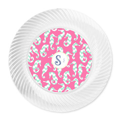 Sea Horses Plastic Party Dinner Plates - 10" (Personalized)