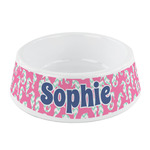 Sea Horses Plastic Dog Bowl - Small (Personalized)