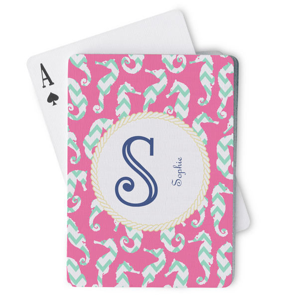 Custom Sea Horses Playing Cards (Personalized)