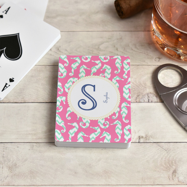 Sea Horses Playing Cards - In Context