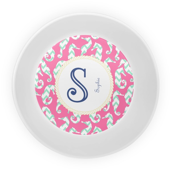 Sea Horses Melamine Bowl - Center