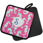 Sea Horses Pot Holder w/ Name and Initial