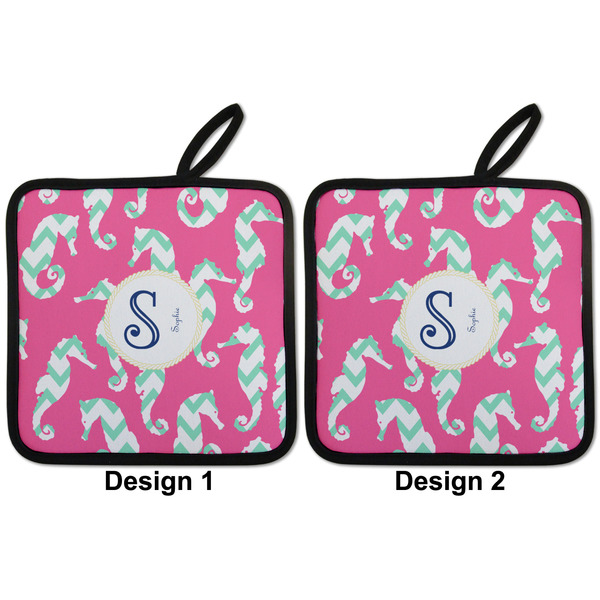 Sea Horses Pot Holders - Set of 2 APPROVAL