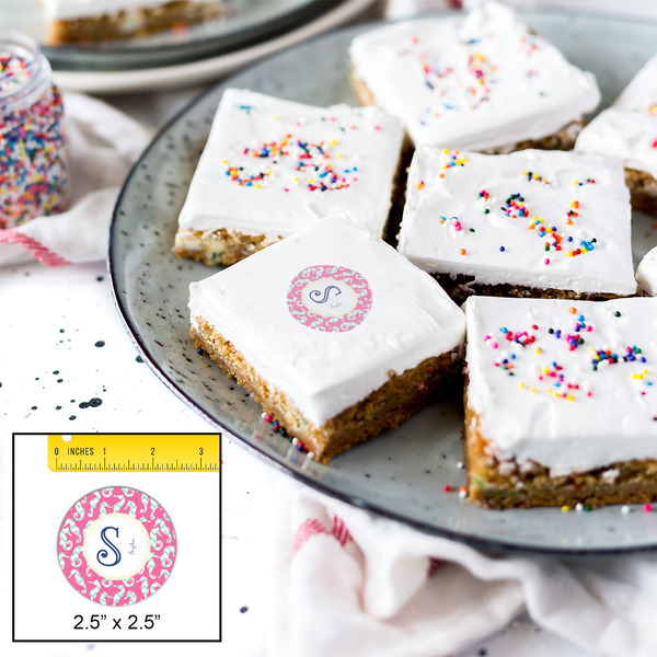 Sea Horses Printed Icing Circle - Medium - In Context