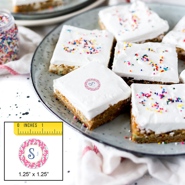 Sea Horses Printed Icing Circle - XSmall - In Context