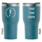 Sea Horses RTIC Tumbler - Dark Teal - Double Sided - Front & Back