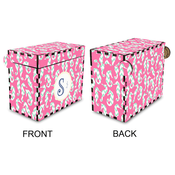 Sea Horses Recipe Box - Full Color - Approval