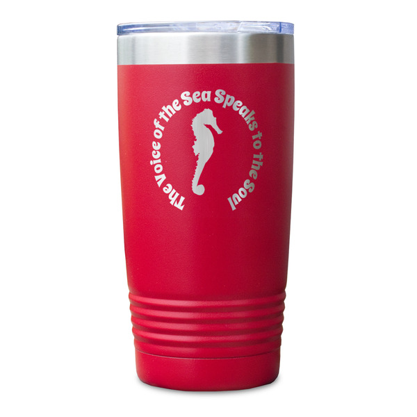 Sea Horses Red Polar Camel Tumbler - 20oz - Single Sided - Approval