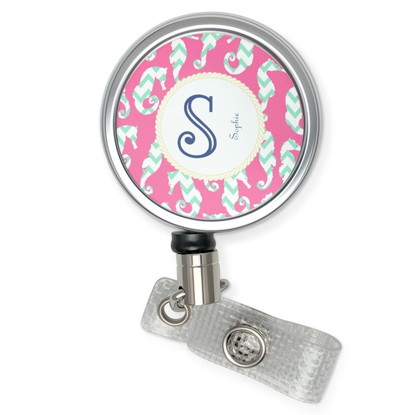 Custom Sea Horses Retractable Badge Reel (Personalized)