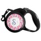 Sea Horses Retractable Dog Leash - Large (Personalized)