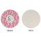 Sea Horses Round Linen Placemats - APPROVAL (single sided)