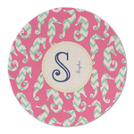 Sea Horses Round Linen Placemat (Personalized)