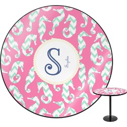 Sea Horses Round Table (Personalized)