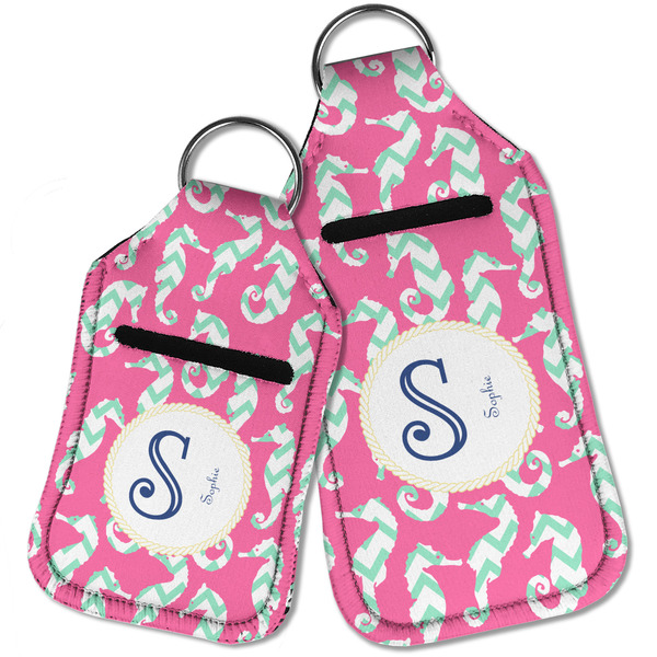 Sea Horses Sanitizer Holder Keychain - Parent Main