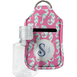 Sea Horses Hand Sanitizer & Keychain Holder (Personalized)
