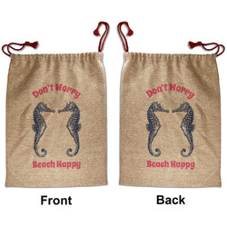 Sea Horses Santa Sack - Front & Back (Personalized)