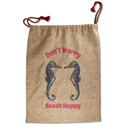 Sea Horses Santa Sack - Front (Personalized)