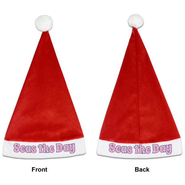 Custom Sea Horses Santa Hat - Front & Back (Personalized)