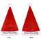 Sea Horses Santa Hats - Front and Back (Double Sided Print) APPROVAL