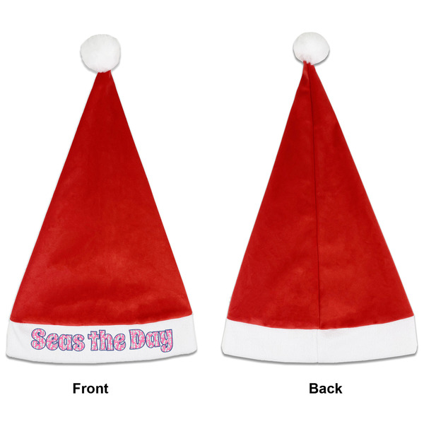 Sea Horses Santa Hats - Front and Back (Single Print) APPROVAL