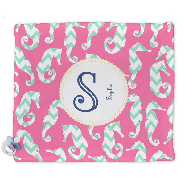 Custom Sea Horses Security Blankets - Double Sided (Personalized)