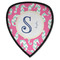 Sea Horses Iron on Shield Patch A w/ Name and Initial