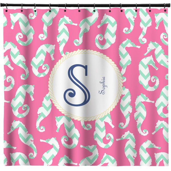 Custom Sea Horses Shower Curtain (Personalized)