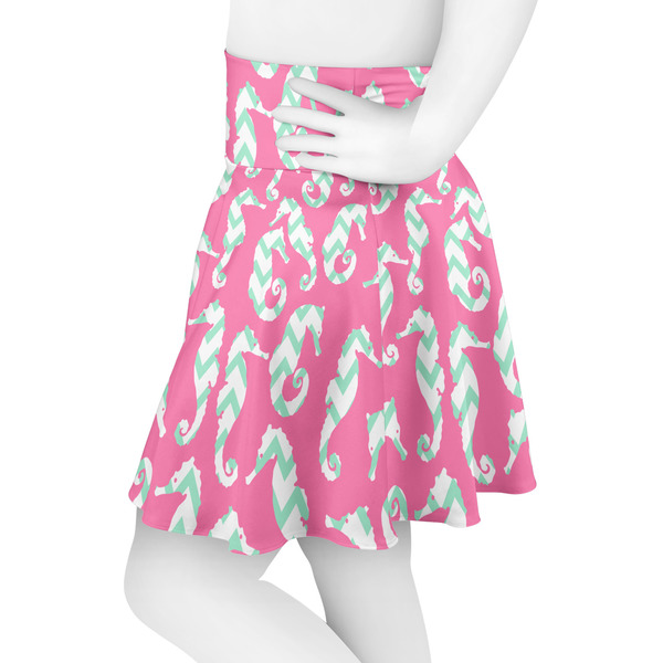 Sea Horses Skater Skirt - Side