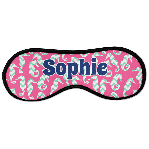 Custom Sea Horses Sleeping Eye Masks - Large (Personalized)