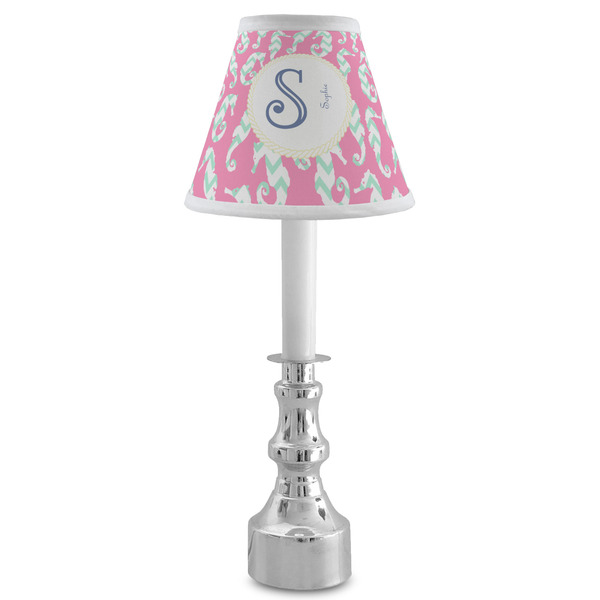 Sea Horses Small Chandelier Lamp - LIFESTYLE (on candle stick)