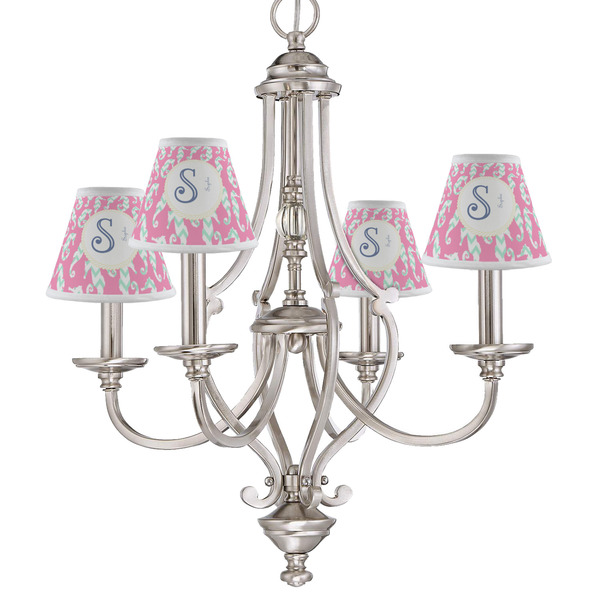 Sea Horses Small Chandelier Shade - LIFESTYLE (on chandelier)