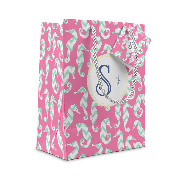 Custom Sea Horses Small Gift Bag (Personalized)