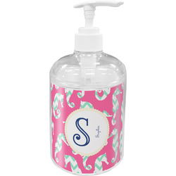 Sea Horses Acrylic Soap & Lotion Bottle (Personalized)