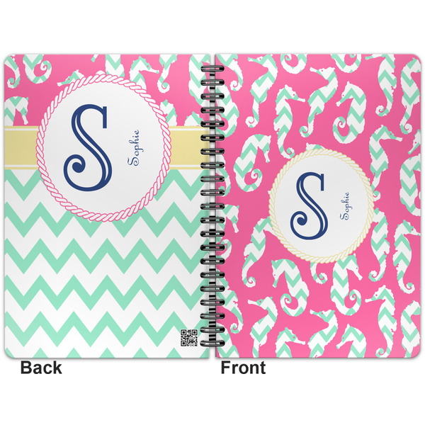 Sea Horses Spiral Journal 7 x 10 - Apvl