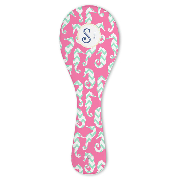 Custom Sea Horses Ceramic Spoon Rest (Personalized)