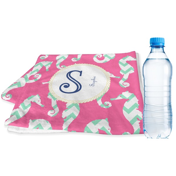 Custom Sea Horses Sports & Fitness Towel (Personalized)