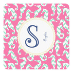 Sea Horses Square Decal (Personalized)