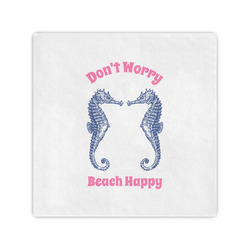 Sea Horses Standard Cocktail Napkins (Personalized)